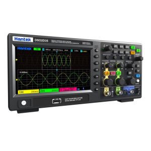 Hantek DSO2D35 ออสซิลโลสโคปดิจิทัล 2CH 350MHz 2GSa/s พร้อม 1CH ฟังก์ชันเจนเนอเรเตอร์