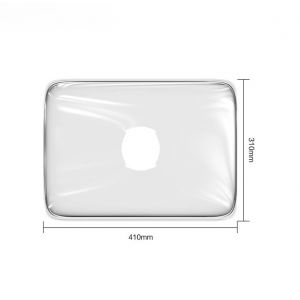 KNOKOO ฝาครอบอะคริลิกใส สำหรับท่อดูดควัน ขนาด 310x410 มม. (สำหรับท่อดูดขนาด 75mm)