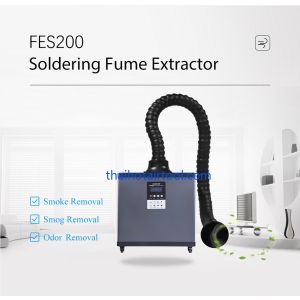 เครื่องดูดควันบัดกรี,ฝุ่นจากเครื่องเลเซอร์ชิ้นงาน Fume Extractor KNOKOO FES200
