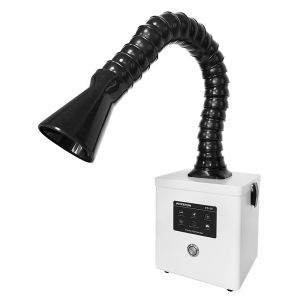 WATERUN XS-50 เครื่องดูดควันแบบพกพา สำหรับงานบัดกรี เลเซอร์ และร้านทำเล็บ พร้อมไส้กรองคาร์บอน 95%