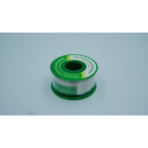 ตะกั่วม้วน Lead Free สูตร Sn99.3+Cu0.7 (เลือกขนาดด้านใน)-1.0 มม.-100 กรัม